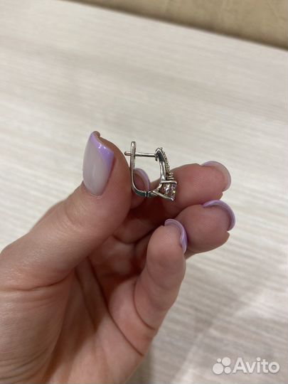 Серебряные серьги