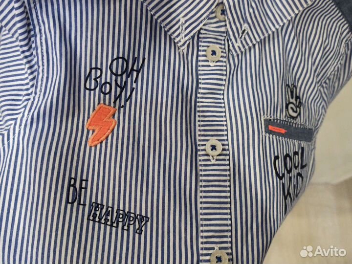 Новая брендовая Рубашка 3 года на мальчика детская