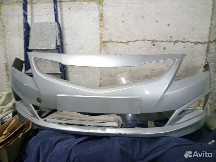 Бампер на Hyundai Solaris рестайлинг