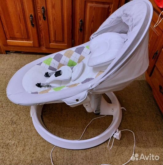 Детские электрокачели шезлонг для новорожденных