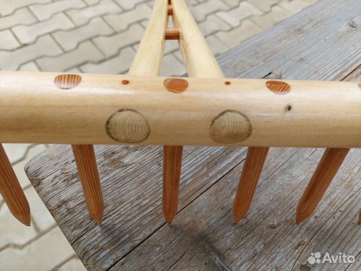 Грабли деревянные