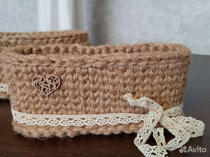 Корзины из джута