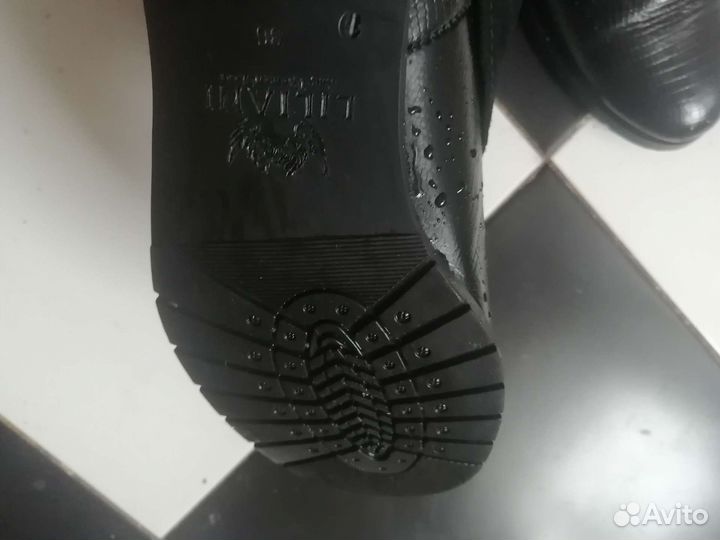 Сапоги 36-37 натуральная замша - кожа Li Li ANI