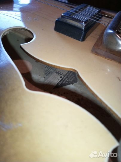 Электроакустическая гитара фабрика им.Луначарского