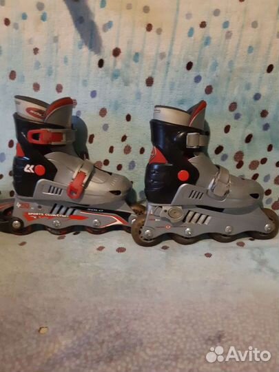 Роликовые коньки детские раздвижные