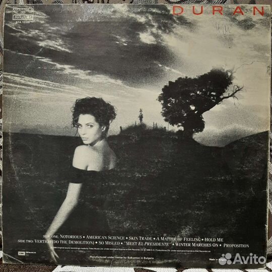 Duran Duran - Notorious (1986, Balkanton)
