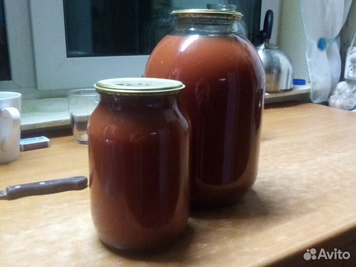 Сок томатный домашний