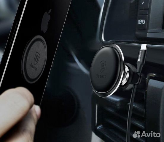 Магнитный держатель для телефона в дефлектор