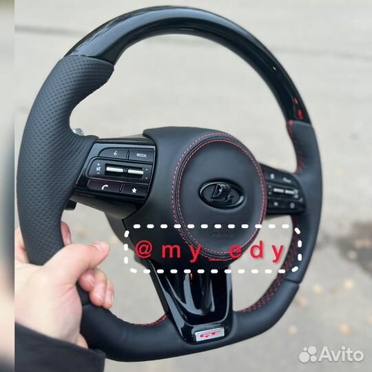 Мультируль Kia Stinger GT с костью на ваз