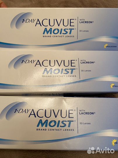 Линзы 1 day Acuvue moist