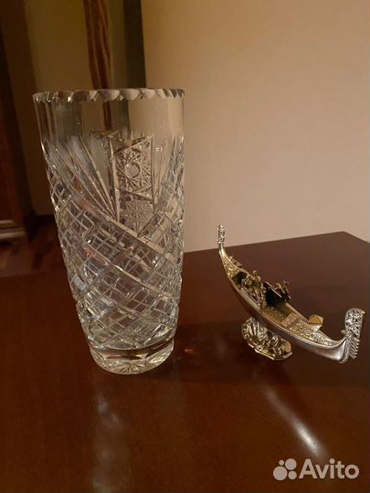 Вазы Богемский хрусталь