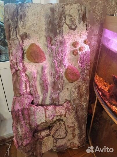 Фон для аквариума для 500-700л с подсветкой