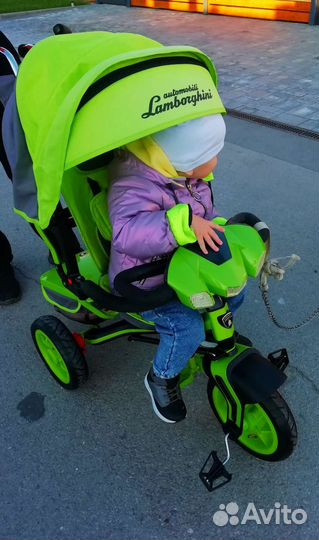 Детский трехколесный велосипед Lamborghini