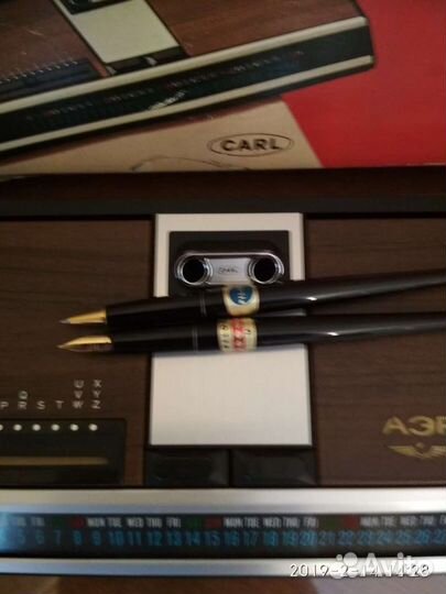 Настольный письменный прибор Винтаж сувенир Аэрофл