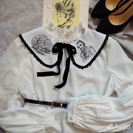 Воротничок съемный Ван Гог