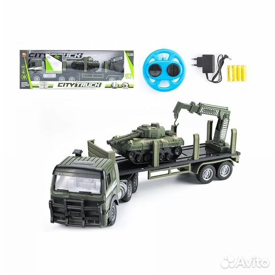 Радиоуправляемый грузовик-трейлер CityTruck 1:18