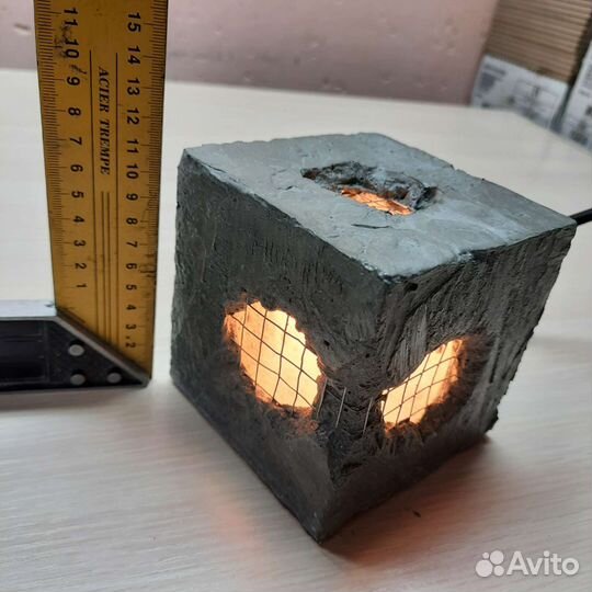 Ночник Лофт из бетона