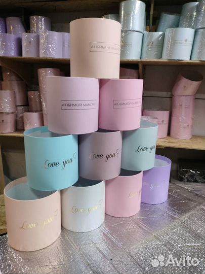 Шляпные коробки для цветов