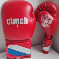 Боксерские перчатки Clinch olimp красные 10 - 12oz