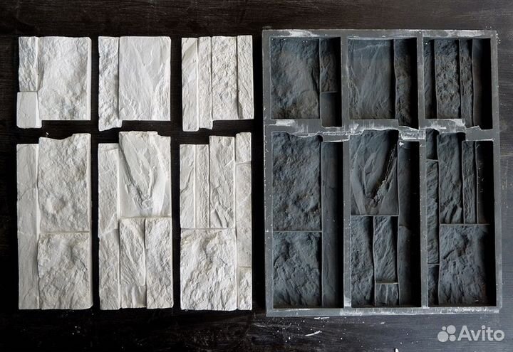 Формы из полиуретана для 3D стеновых панелей