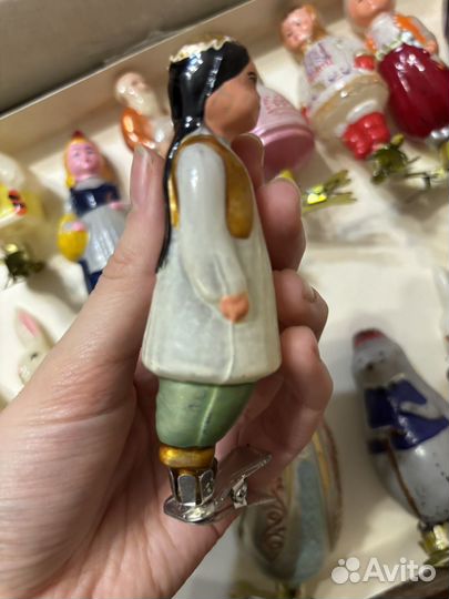 Елочная игрушка Узбечка СССР