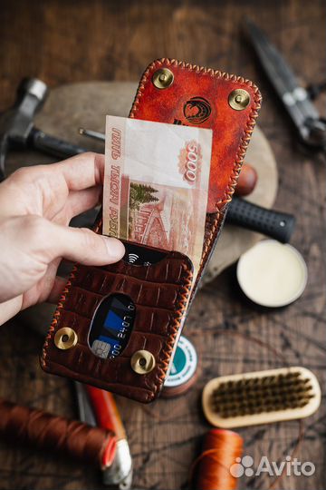 Портмоне из натуральной кожи 