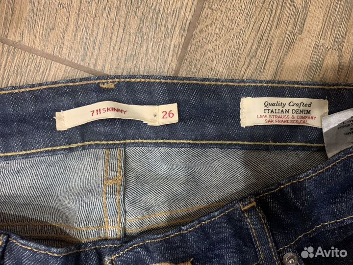 Джинсы levis 711 новые