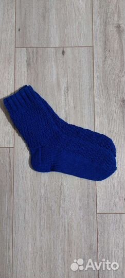 Вязаные носки, тапочки