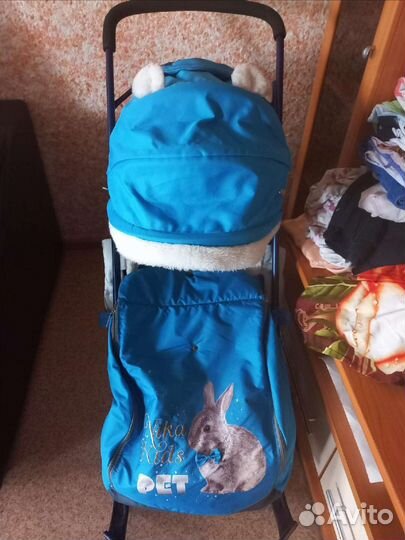 Детские санки коляска