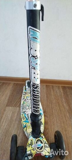 Самокат детский трехколесный складной