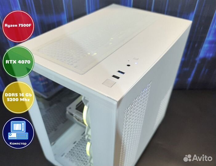 Геймерский комп AMD7500F-RTX4070-16DDR5-GYF584-B650