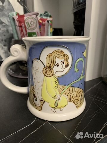 Кружка ручная работа мастера керамиста