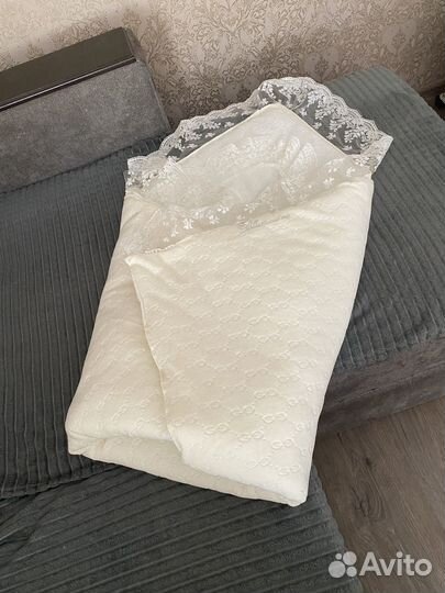 Одеяло на выписку осень зима