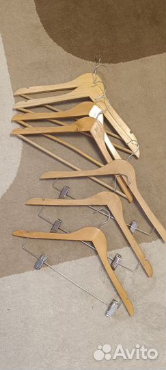 Вешалки плечики деревянные