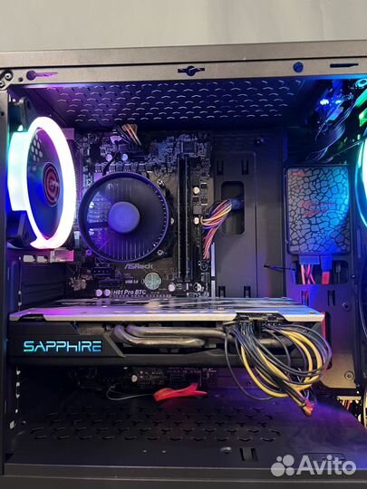 Игровой Компьютер Intel i5-4440/RX570 4Gb/8Gb/SSD