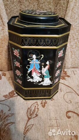 Жестяная банка из под чая