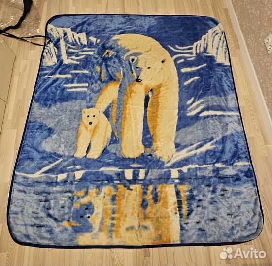 Плед покрывало 200 220 бу