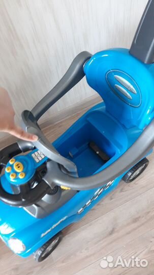 Детская машинка каталка с ручкой