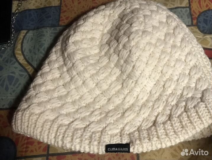 Зимний комплект (шапка+варежки) женский