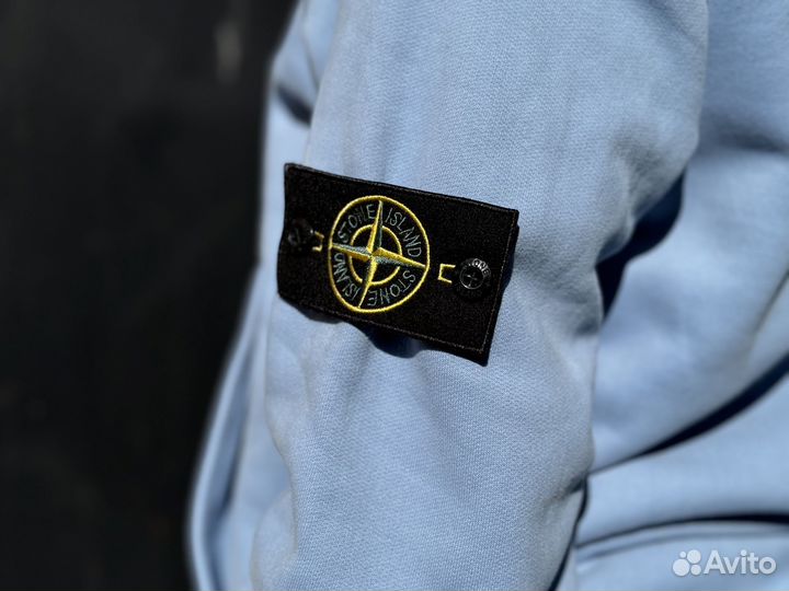 Флисовое худи Stone Island