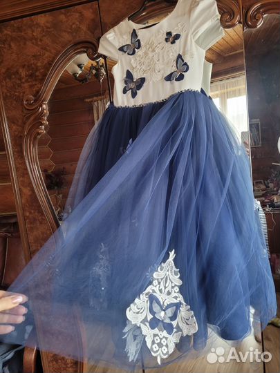 Платье для девочки на рост 140 146 нарядное