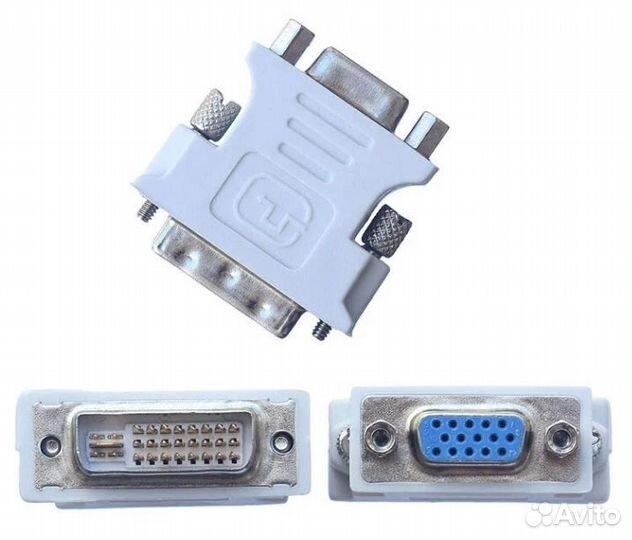 Новый переходник с dvi-d на hdmi на VGA