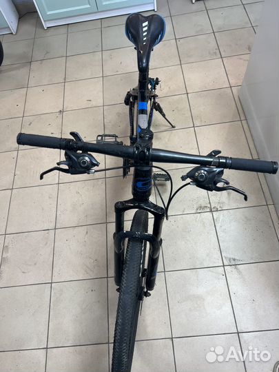 Велосипед черно-синий crolan 26 колёса