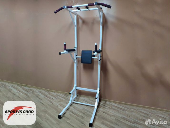 Напольный турник 3 в 1 брусья пресс