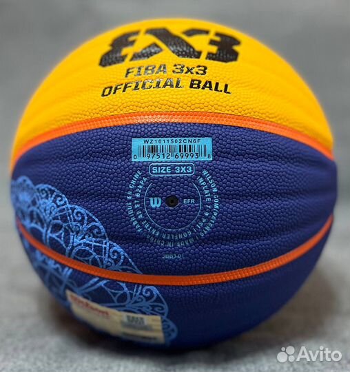 Размер 6 Баскетбольный мяч Wilson fiba 3x3 OFF '24