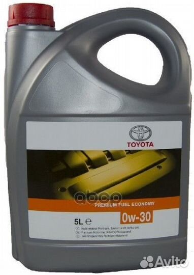 Масло моторное синт. 0W30 5л. 0888085324 toyota