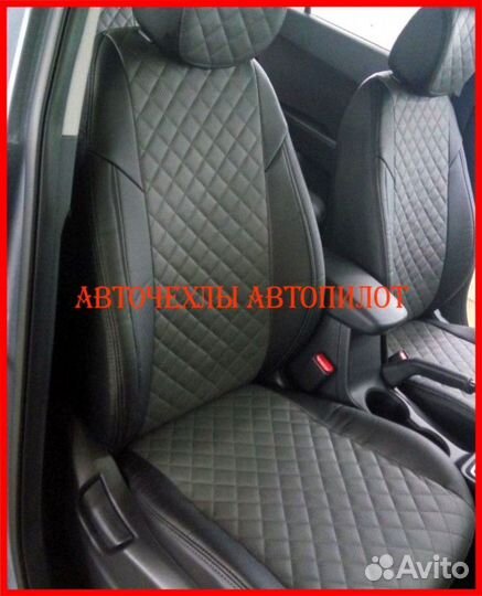 Чехлы Автопилот Hyundai Tucson 4 из экокожи Ромб