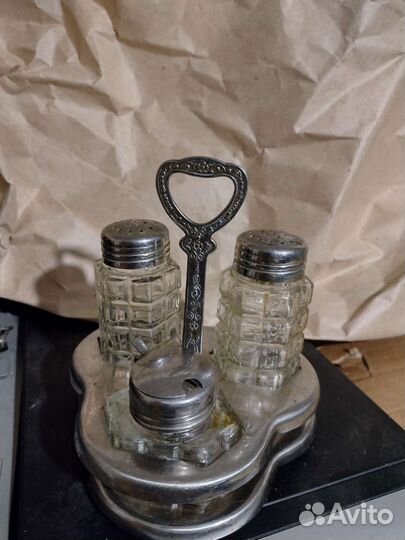 Солонка перечница горчичница СССР