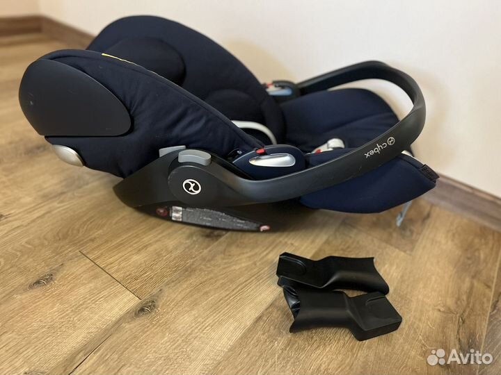 Автолюлька Cybex Cloud Q + адаптеры