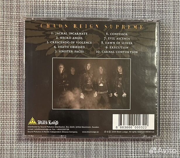 Serpent Obscene - Chaos Reign Supreme CD Sweden